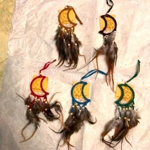 1/2 Moon Shaped Dream Catcher